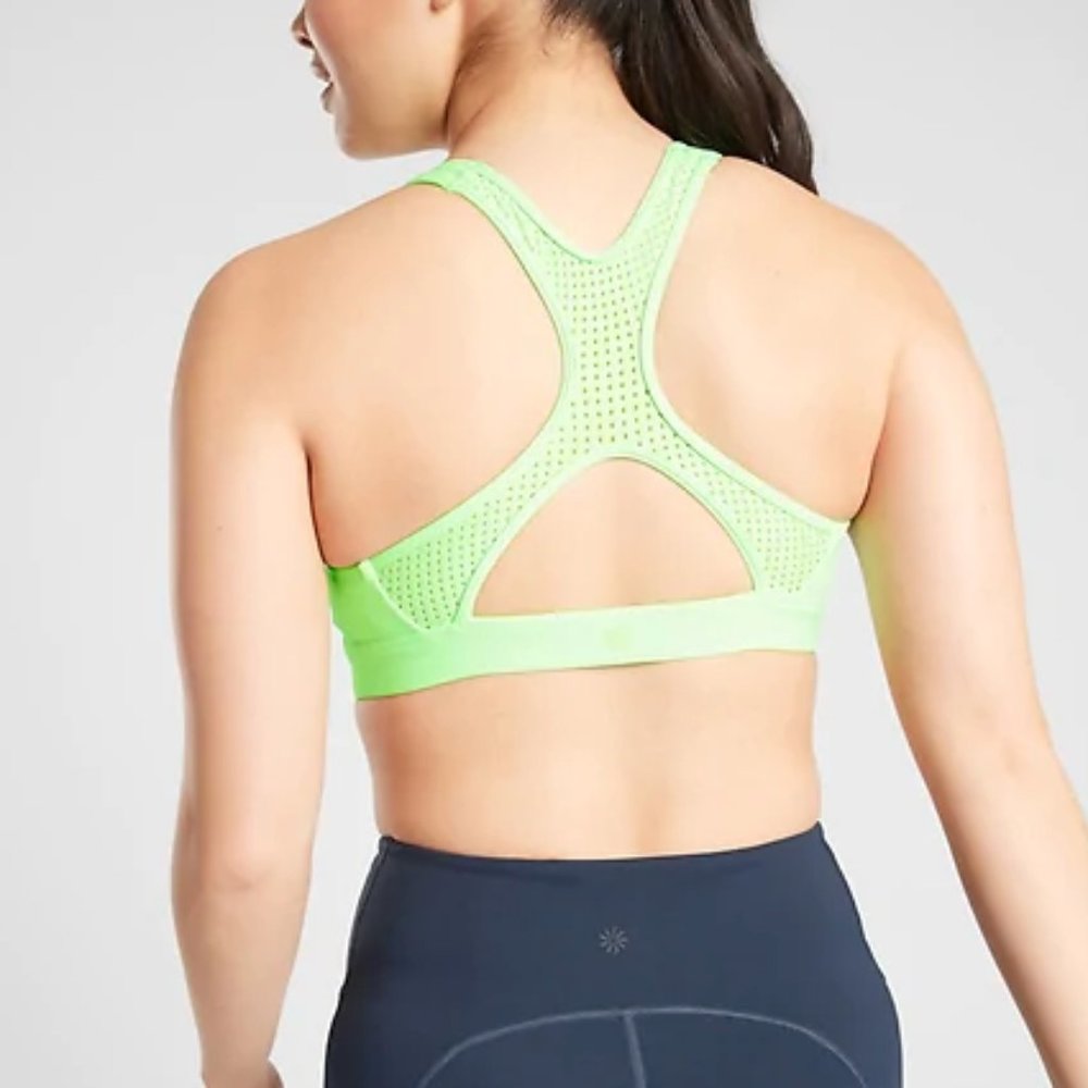 NWT Athleta Yellow Ultimate Air Sports Bra